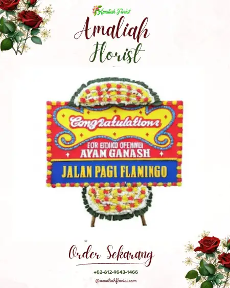 Sewa Papan Bunga Hotel Mulia Senayan